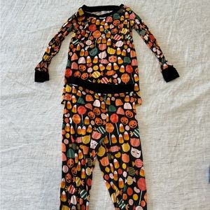 Little Sleepies Spooky Sweets print in 18-24m, two piece set